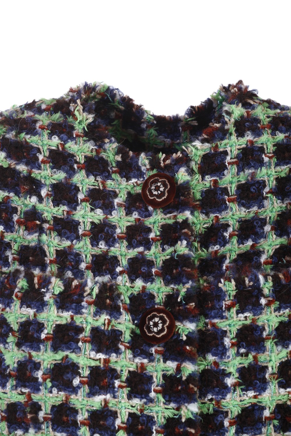 shop ETRO  Giacca: Etro giacca cropped in tessuto bouclé misto lana e decorata con bottoni in tessuto dai ricami floreali.
Composizione: 37% lana, 24% mohair, 15% poliestere, 10% poliammide, 8% viscosa, 4% cotone, 2% alpaca.
Fodera: 52% viscosa, 48% acetato.
Vestibilità corta.
Girocollo.
Maniche lunghe.
Tasche applicate.
Made in Italy. 19137 0509-0500 number 8216194